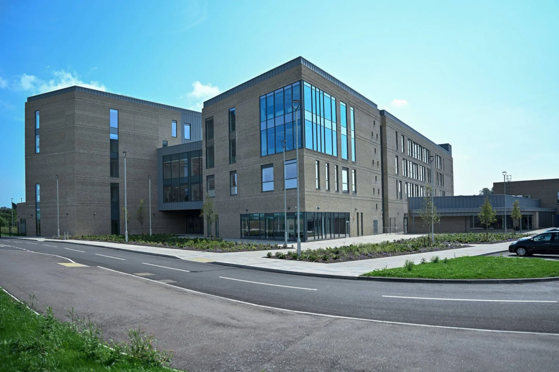 Completed Northern Regional College Ballymena campus exterior
